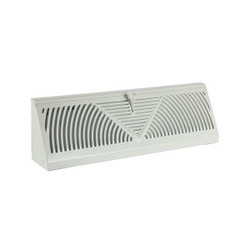 Manufacturer Varies Baseboard Register,White,15" 4MJV8