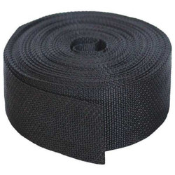 Bulk-Strap Webbing,Polypropylene,1 1/2" W,Black P15051BK