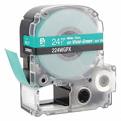 Epson Cartridge Label,1 in. W, Green 224WGPX