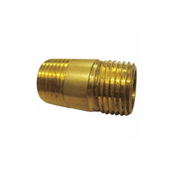 Manufacturer Varies Long Nipple,Brass,1/4 x 2 In,PK10 6AZE3