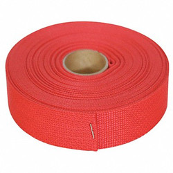 Bulk-Strap Webbing,Polypropylene,1" W,Red P01051R