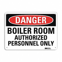 Lyle Danger Sign,7 in x 10 in,Aluminum U3-1138-RA_10X7