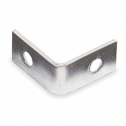 Sim Supply Corner Brace,Zinc,1/2" W x 3/4" L  1WDD4