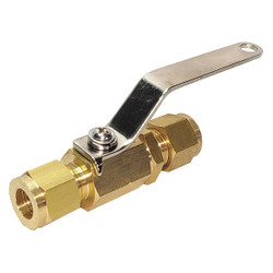 Manufacturer Varies Manual 2-Way Ball Valve,Comp,Brass G-BVLM-25Y