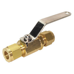 Manufacturer Varies Manual 2-Way Ball Valve,Comp,Brass G-BVLM-25Y