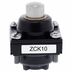 Telemecanique Sensors Limit Switch Head,Plunger,Top,0.93 In ZCKD10