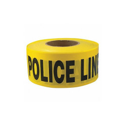 Sim Supply Barricade Tape, Yellow, 1,000 ft L, 3 in  4ACD4