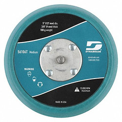 Dynabrade Disc Backup Pad,5" Dia.,Max. 13,000 RPM 56106