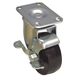 Manufacturer Varies Plate Caster,Swivel,Rubber,5 1/8"H P12S-R040D-12-WB