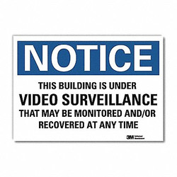 Lyle Notice Sign,5inx7in,Reflective Sheeting U5-1548-RD_7X5