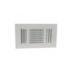 Sim Supply Sidewall/Ceiling Register,3-Way  4JRP8