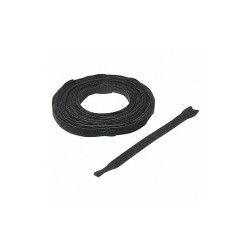 Velcro Brand Perforated  Strap,8 in,Black,PK45 170091