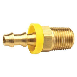 Dixon Push on Hose Fitting,5/8"x3/4",BarbxNPT 2721012C