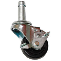 Manufacturer Varies Stem Caster,3"dia,Rubber,200lb 5GPL8