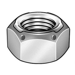 Sim Supply Locknut,M10-1.50,Znc,CrbStl,17mm,25PK  4CAL2