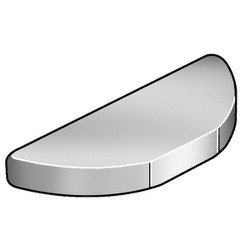 Manufacturer Varies Woodruff Key,1/4x3/4 In,SAE 91,PK50 WWG-WKC-091