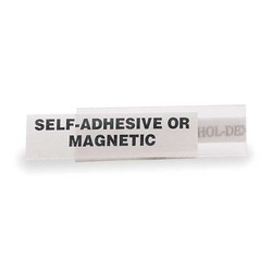 Hol-Dex Label Holder,Clear,Matte,Slide-In,PK25  L31GR