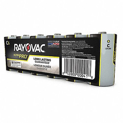 Rayovac Battery,Alkaline,C,Everyday,PK6 ALC6
