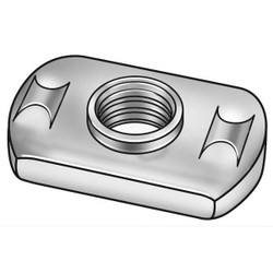Manufacturer Varies Tab Weld Nut,Steel,#10-32,2Proj,50PK 1LAJ4
