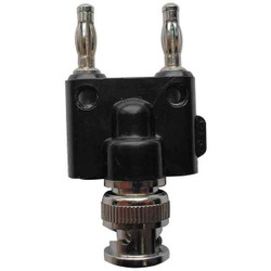 Manufacturer Varies BNC Adapter,Male to Double Banana Plug 5TXE1