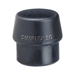 Halder Simplex Hammer Tip,2 3/8 In,Medium,Black 3202060