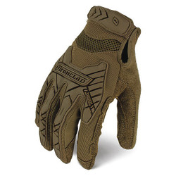 Ironclad Performance Wear Tactical Touchscreen Glove,Brown,L,PR IEXT-ICOY-04-L