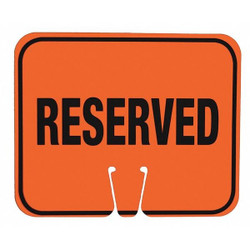 Manufacturer Varies Traffic Cone Sign,12-1/2" L,ABS Plastic 03-550-R