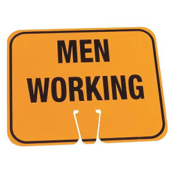 Manufacturer Varies Traffic Cone Sign,12-1/2" L,ABS Plastic 03-550-MW