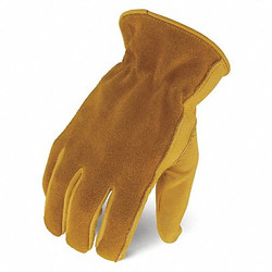Ironclad Performance Wear Leather Palm Gloves,Tan,Size L,PR IEX-WHO-04-L