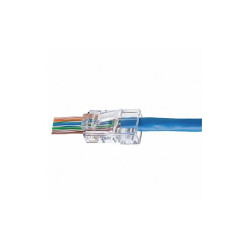 Ideal Modular Plug,Category 5e Cable,PK50 85-371