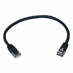 Monoprice Patch Cord,Cat 5e,Booted,Black,1.0 ft. 2125