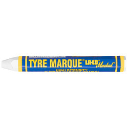 Markal Tire Marker,1/2W x 4-5/8"L,White  51420