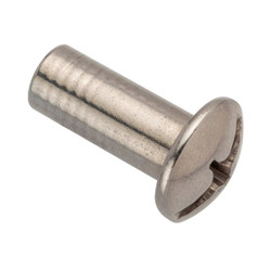 Sim Supply Barrel Bolt,3/4"L,18-8SS,1/4"-20,PK5  5MA19