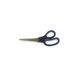 Sim Supply Scissors,8 In,Blk Soft Grip Handle  2WFX2