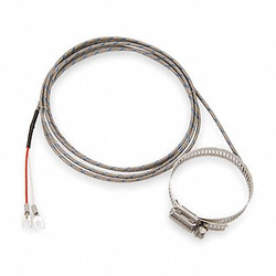 Tempco Thermocouple Probe,Type J,Length 12 In TPW00033
