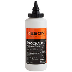 Keson Marking Chalk Refill,Black,8 Oz 8BLACK