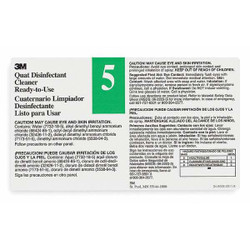 Tolco Secondary Bottle Label,Gloss Paper,PK12 340405