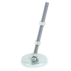 S & W Manufacturing Male-End Leveling Mount,4 in H LP1-B3