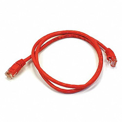 Monoprice Patch Cord,Cat 6,Booted,Red,3.0 ft. 2297