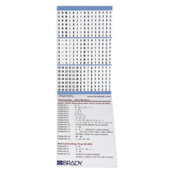 Brady Wire Marker Book,Preprintd, Self-Adhesiv PWM-PK-8