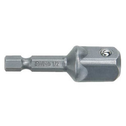 Irwin Skt Adptr, Steel,  1/4 in, 3/8 in  IWAF26238