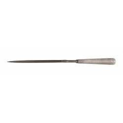 Simonds Rnd. Handle Needle File,#2,6-1/4inL 83540100