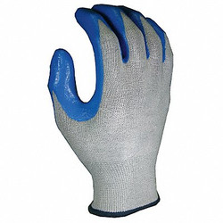 Showa Coated Gloves,Blue/Gray,M,PR 545M-07