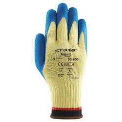 Ansell Cut Resistant Glovs,Yellow/Blue,XL 80-600