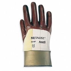 Ansell Cut Resistant Gloves,Maroon,M,PR 28-507