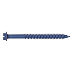 Mkt Fastening Concrete Anchor Screw,Hex,1/4 in,PK25 H4125SP