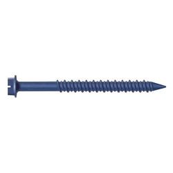 Mkt Fastening ConcScrw,HexWashr,S,1/4"D,1-1/4"L,PK25 H4125SP