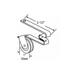 Manufacturer Varies Roller Assembly,2-23/32" L x 23/64" W 10-371