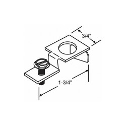 Manufacturer Varies Closet Door Pivot Bracket,Steel,1.8 in D 7-226-5