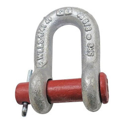 Crosby D-Shackle,6,500 lb Load Cap,Carbon Steel G-215